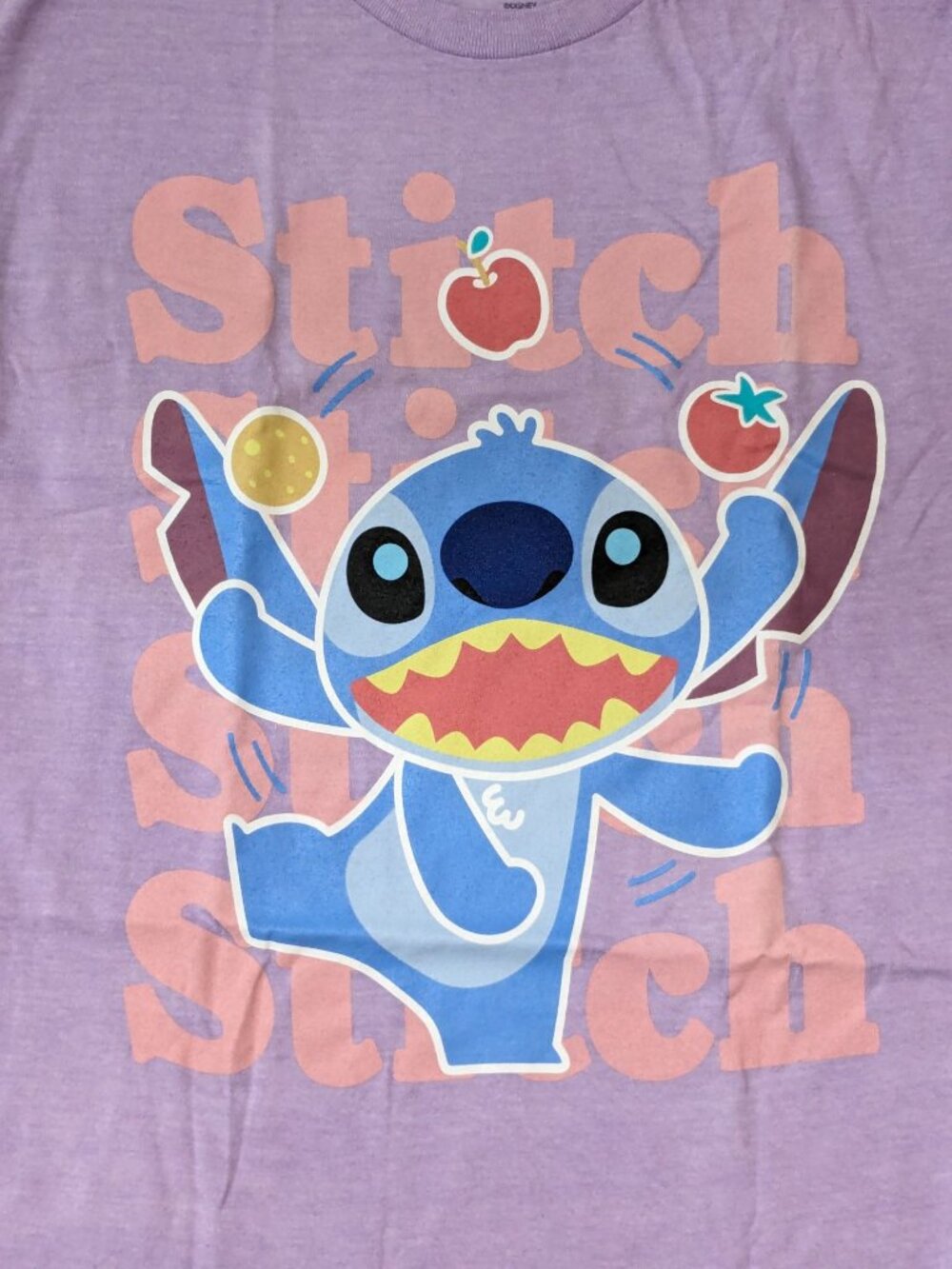 Disney Stitch Graphic Boyfriend T Shirt Distressed Kawaii Y2K Streetwear Medium - Picture 7 of 10
